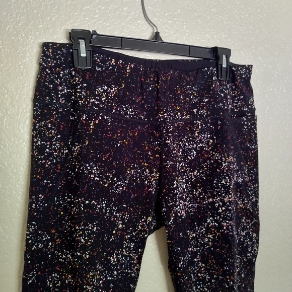 Sweaty Betty Power 7/8 Workout Leggings black confetti sz 16/Xl - Picture 3 of 8